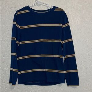 Old Navy Kids Striped Tee - Blue and Yellow